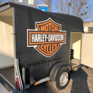 Motorradanhänger Cargo Pullman 2 – 1300 kg mit Kofferaufbau & Rampe